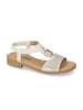 VALLE VERDE VALLE VERDE Women's Flat Sandal - 55408 White