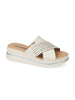 VALLE VERDE VALLE VERDE Ciabatta Con Zeppa Donna - V55100 Bianco