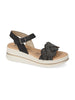 VALLE VERDE VALLE VERDE Women's Wedge Sandal - V55102 Black