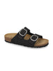 VALLE VERDE VALLE VERDE Ciabatta Con Fibbie Donna - VG200TSA Nero