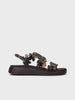 WONDERS WONDERS Sandalo Con Zeppa Donna - C-6551 Baltic