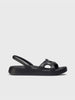 WONDERS WONDERS Women's Low Sandal - GLUB Black
